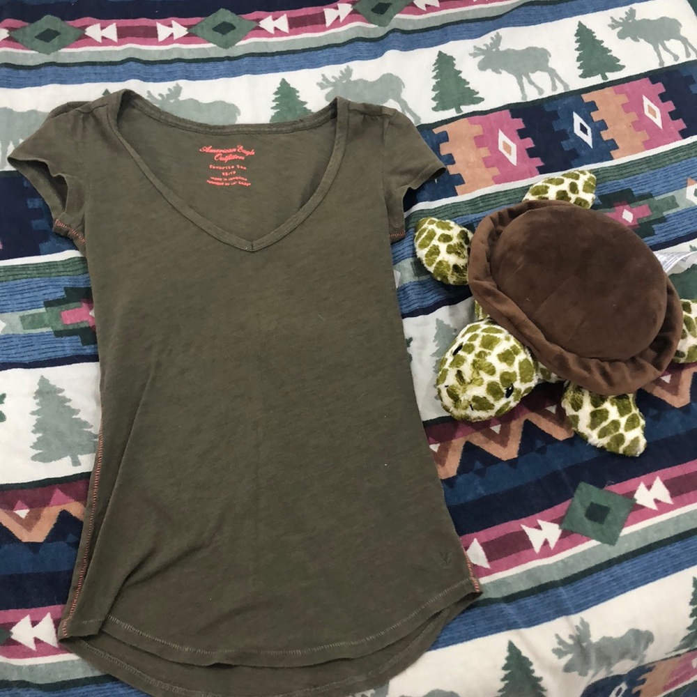 v neck shirt